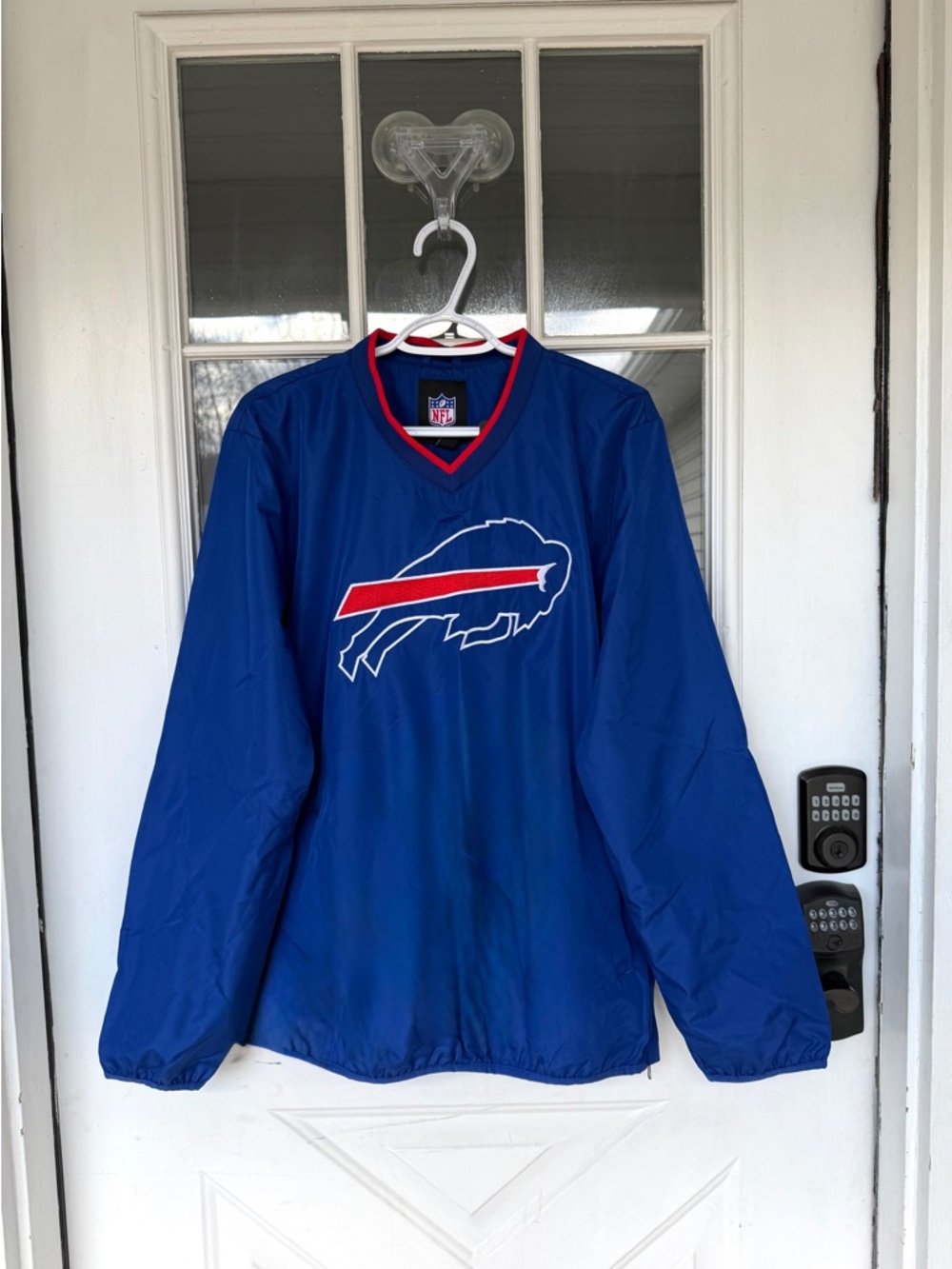M BILLS MAFIA PULLOVER WINDBREAKER NFL AUTHENTIC WITH TAGS